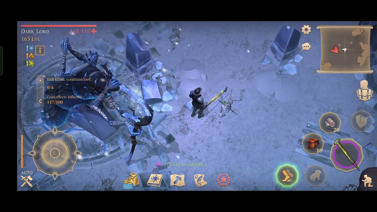 😎Used a new trick without NORTHERN ARMOUR SET and Any FIRE WEAPON against Legendary Halt Coldbane 🥶