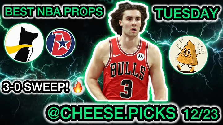 3-0 SWEEP! BEST NBA Player Props for Tuesday 12/23 - BEST NBA PROPS TODAY!