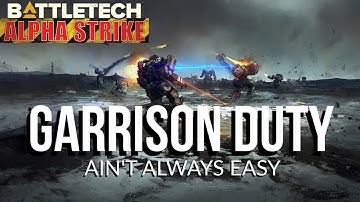 The Battle Begins! Narrative Battletech Alpha Strike Report Episode 1