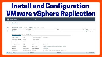 Install and Configuration VMware vSphere Replication