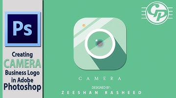 Adobe Photoshop - How to Create a Camera Logo Design Tutorial 2017