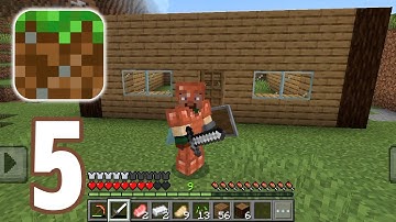 Minecraft: Pocket Edition - Gameplay Walkthrough Part 5 - Starter House (iOS,Android)
