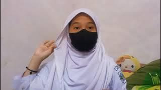 Tutorial jilbab lilit untuk sekolah