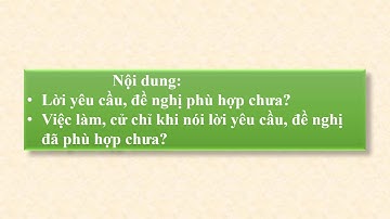 NH 2020 - 2021 - KHỐI 2 - TUẦN 22 T22  ĐẠO ĐỨC 2    Biết nói lời yêu cầu, đề nghị