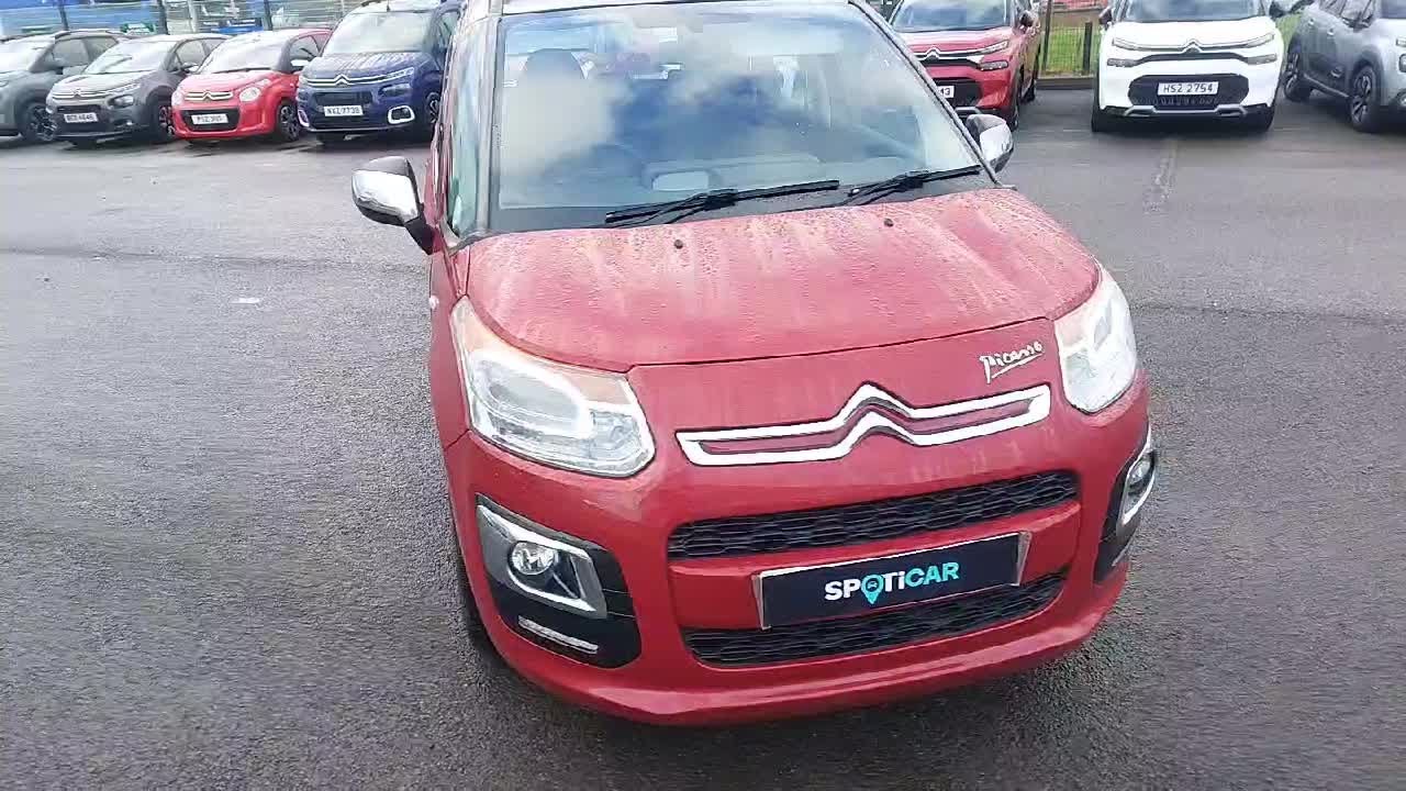 🇫🇷 GLACE RETROVISEUR EXT G CITROEN C3 PICASSO MONOSP. Phase 1