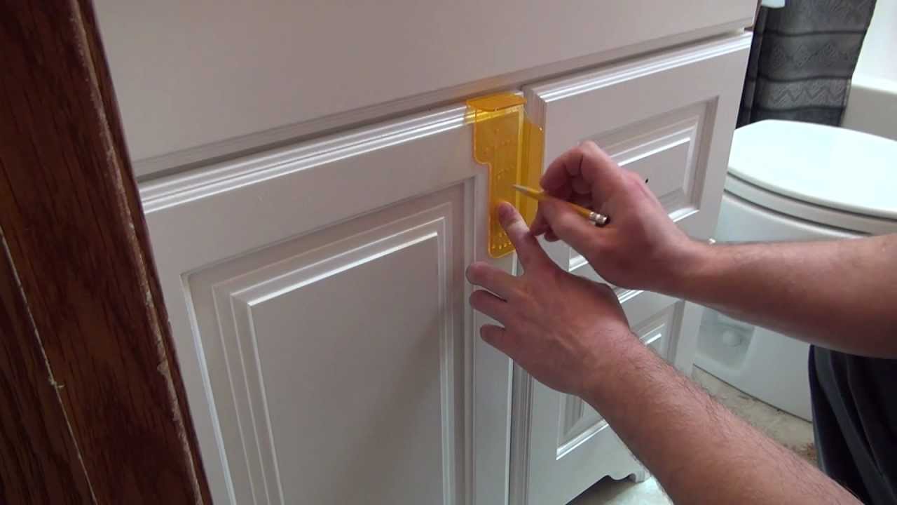 Installing Cabinet Hardware Youtube