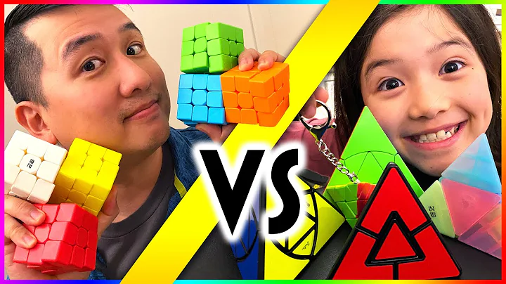 My Daughter HIJACKED This Video!  Family Cubing Ad...