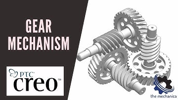 How to Make Gear Mechanism in Creo 3.0 | Creo Beginner Tutorial 2021