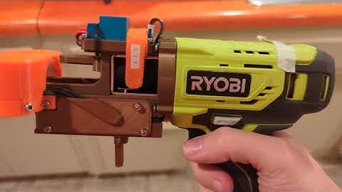 Ryobi Brushless Nerf Blaster - Rundown/Firing Demo