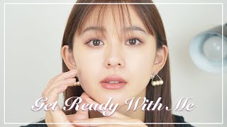 【GRWM】新作コスメを使って旬のモーヴメイク！最近の出来事お話ししながらゆるくメイクしていくよ！-Get Ready With Me-