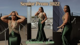 Senior Prom 2022 | Prep + GRWM Vlog