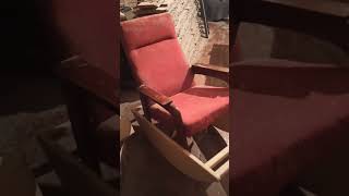 Кресло качалка из старого советского кресла ссср