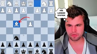 Magnus Carlsen show us how to play against the London System