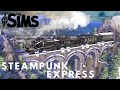 STEAMPUNK EXPRESS | HOUSE IN A TRAIN | The Sims 4 Speed Build | NOCC