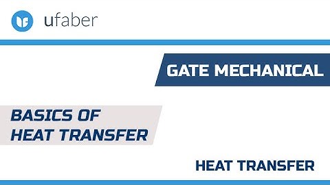 Basics of Heat Transfer - Heat Transfer - GATE Mechanical