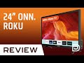 onn. Roku Smart TV Review // Walmart onn 24" 720P HD LED Roku TV Setup