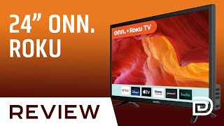 onn. Roku Smart TV Review // Walmart onn 24' 720P HD LED Roku TV Setup