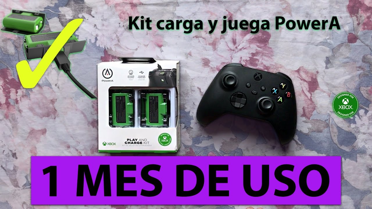 PowerA Kit Carga y Juega XBOX SERIES S/X (XBOX ONE) - Unboxing - Tutorial  en español 2021 