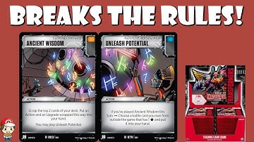 Crazy New Transformers Battle Cards Let You Break The Rules!! (Ancient Wisdom & Unleash Potential)