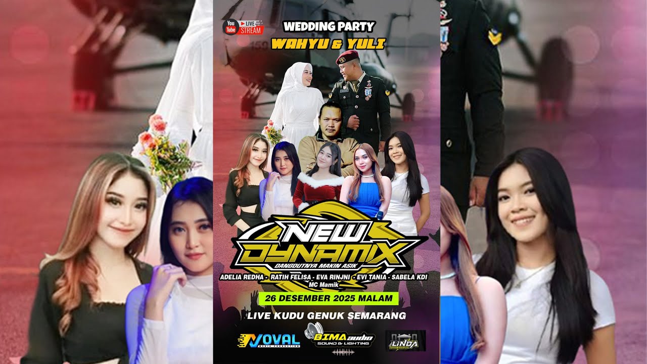 LIVE STREAM NEW DYNAMIX - WEDDING YULI & WAHYU - KUDU  - GENUK SEMARANG
