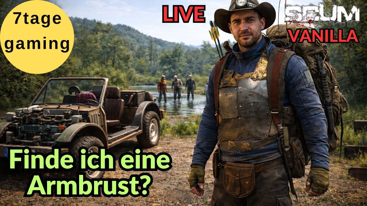 SCUM Gameplay Deutsch | 17 |  Finde ich Heute eine Armbrust ?