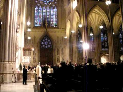 The Mass of Christian Burial for Ellen Stewart St Patricks Cathedral January 17 2011