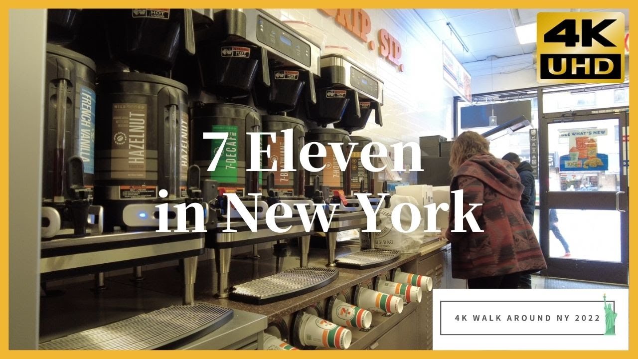 7 Eleven New York   Walk around NY 2022 4K