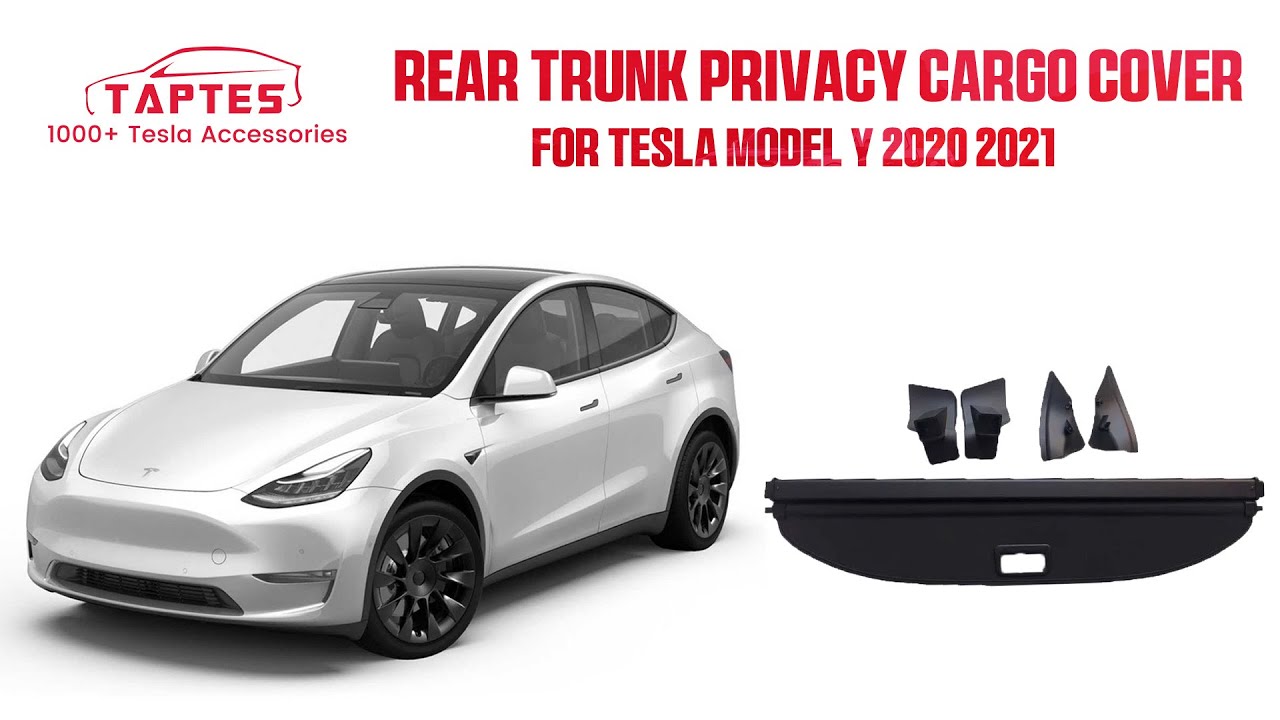 Tesla Model Y Trunk Retractable Cargo Privacy Cover - T Sportline