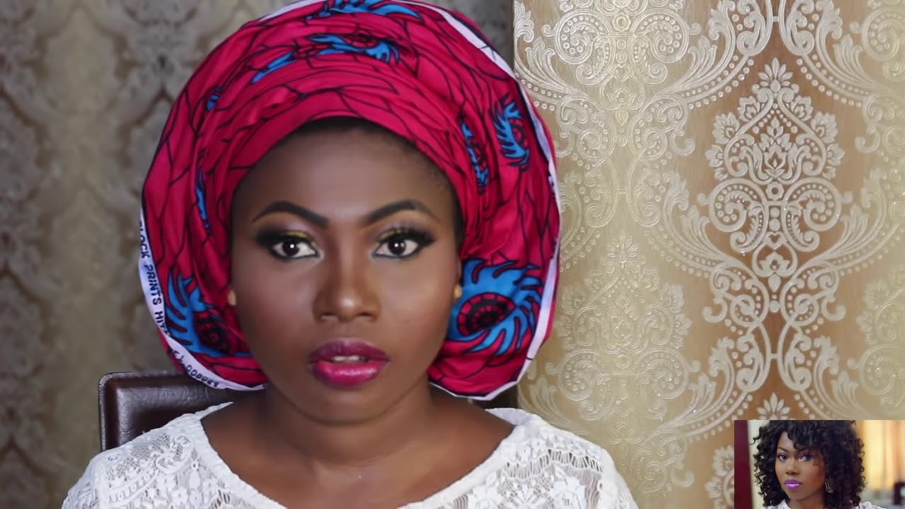 Comment attacher le foulard style nigerian - YouTube