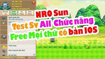 Ngọc Rồng Lậu - Trải Nghiệm  NRO Sun SV Open Chính thức Vàng ngọc FREE có phiên Bản cho ios