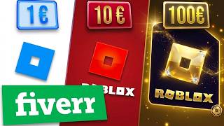 Ich habe ein 1€ , 10€ und 100€ Roblox Spiel gekauft...