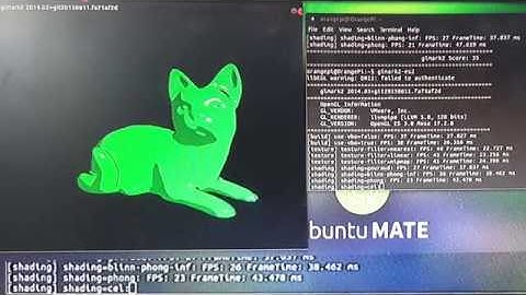 OrangePi Lite2 GPU Test by glmark2-es2