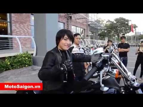 Ca sĩ Tina Tình xuất hiện tại Harley -Davidson Garage Party | MotoSaigon.vn
