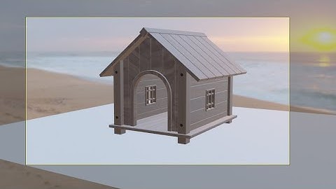 BLENDER 2.8: Modeling a Dog House Scene (Part 2)