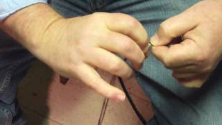 Making a Flemish Bow String Part 2