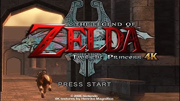 Dolphin Xbox Series X - Zelda Twilight Princess 4k Texture Test Gameplay