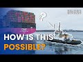 How small tugboats move massive ships