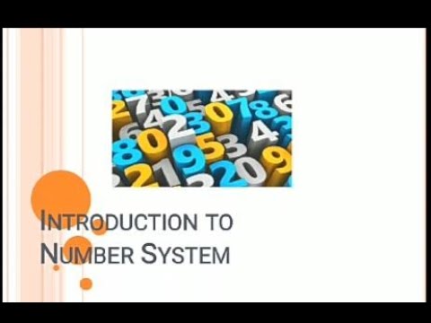 Introduction to Number System - YouTube