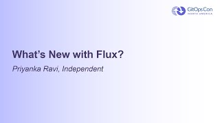 What's New with Flux? - Priyanka Ravi, G-Research