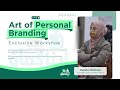 The Art of Personal Branding - Zunaira Rehman - Apna Kamao