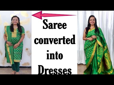 Saree converted into