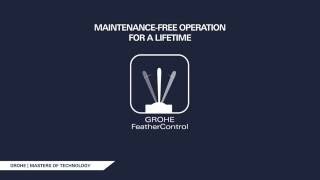 Смеситель для раковины Grohe Joystick: технология FeatherControl (www.santehimport.com) видео Купить cмесители для раковины Grohe в интернет-магазине Santeh-Import.ru