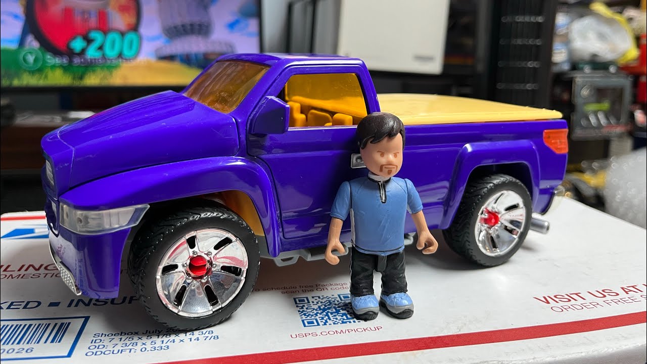 Zack Reviews Toys Mighty World Custom pickup truck YouTube