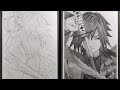 How to Draw Giyuu Tomioka - [Demon Slayer]