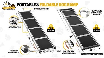 Pet Ramp for SUV(ADR-001AGFS-KZ) Foldable and Portable