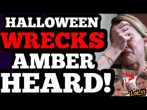 Amber Heard GETS WRECKED on Halloween! CANCELS Hollywood Celeb for BEST COSTUME EVER!