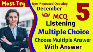 Pte Health Listening Multiple Choice - Choose Multiple Answer 2019