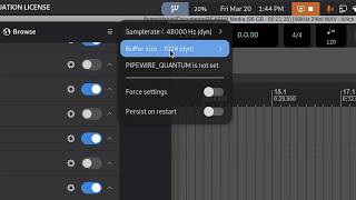 How to change Pipewire settings on GNOME Linux