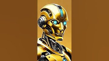 💪💽Golden Robot Evolution #shorts #robot #robotics #robots #robotic #transformation #golden