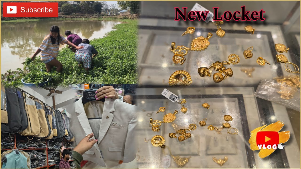 Bought New Gold Locket & Small Earing For My Daughter🥰|| Searching for good Brand Blazer| @AJCiyona 